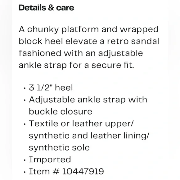 Dolce Vita “Pandora” Ankle Buckle mid- brown Platform Block Heel Sandals SZ 9 - Picture 3 of 16